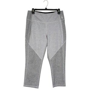 RBX Active Capri Leggings Womens Large Gray High Rise Yoga Workout Athleisure